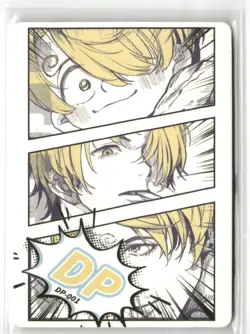 SANJI DP DP-001 CARTOON STRIP Thick ONE PIECE Anime Collectible Card - Image 1