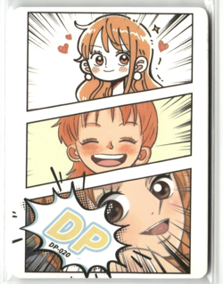 NAMI DP DP-020 CARTOON STRIP Thick ONE PIECE Anime Collectible Card - Image 1
