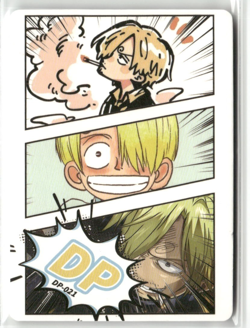 SANJI DP DP-021 CARTOON STRIP Thick ONE PIECE Anime Collectible Card - Image 1