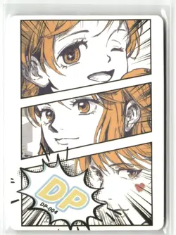 NAMI DP DP-004 CARTOON STRIP Thick ONE PIECE Anime Collectible Card - Image 1