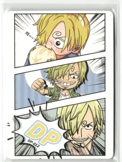 SANJI DP DP-012 CARTOON STRIP Thick ONE PIECE Anime Collectible Card - Image 1
