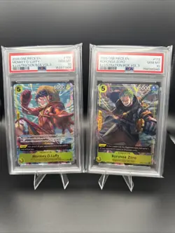 PSA 10 One Piece Illustration Vol. 3 Monkey D. Luffy & Roronoa Zoro - Image 1