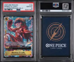 PSA 10 One Piece Illustration Vol. 3 Monkey D. Luffy & Roronoa Zoro - Image 3