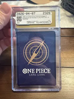 2025 One Piece Monkey D. Luffy Tournament Promo 3rd Anniversary #ST01-012 CGC 10 - Image 2