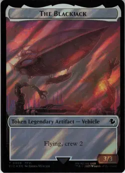 The Blackjack // The Monarch Double-Sided Token (Surge Foil) T Commander: FINAL - Image 2