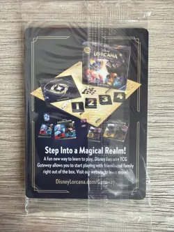 2025 Disney Lorcana D23 Promo IAGO 8/D23 Gold Member Exclusive Foil Card Sealed - Image 3