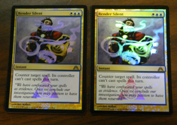 MTG Dragons Maze Foil Promo Rare Render Silent x2 Excellent - NM - Image 1