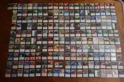 MTG Magic The Gathering 200 Bulk Common Uncommon Lot NM to LP condition - Image 1