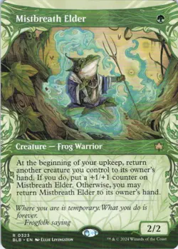 MTG Mistbreath Elder (Showcase) (323) | NM | Bloomburrow (BLB) - Image 1