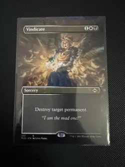 Vindicate (Borderless) #322 (NM) Modern Horizons 2 MH2 Magic MTG - Image 1