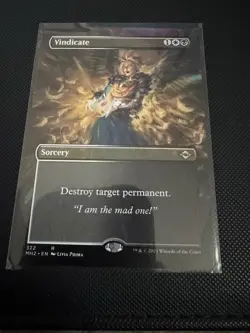 Vindicate (Borderless) #322 (NM) Modern Horizons 2 MH2 Magic MTG - Image 2