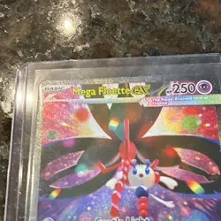 Pokemon TCG Mega Floette EX 117/086 BREAKthrough Secret Rare Full Art Holo - Image 3