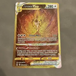 Pokemon Arceus VSTAR TCG Crown Zenith Holo Card GG70/GG70 Secret Rare NM - Image 1