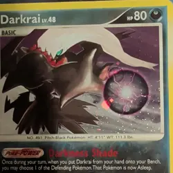 The Pokemon Company Darkrai LV.48 3/100 Great Encounters Holo Rare Eng 2008 80HP - Image 3
