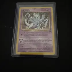 2000 Pokemon - Mewtwo Black Star Promo WOTC #12 NM - Image 1
