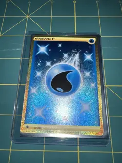 Pokemon TCG Water Energy Gold Secret Rare 231/198 - Image 1
