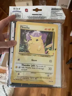 Pokemon 25th Anniversary First Partner Collector's Binder Oversized Pikachu 820650809606 - Image 1