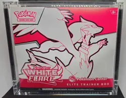 1x White Flare Pokemon Center Elite Trainer Box ETB New Sealed with Grail Guard - Image 1
