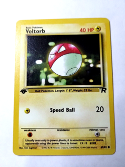 Pokemon TCG Voltorb Team Rocket 69 Regular 1st Edition Common - Uncirculated - Image 1