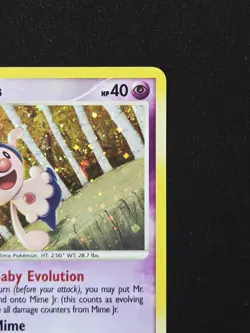 Mime Jr. DP22 Holo Rare 2008 Pokemon Diamond & Pearl Majestic Dawn Blister Promo - Image 4