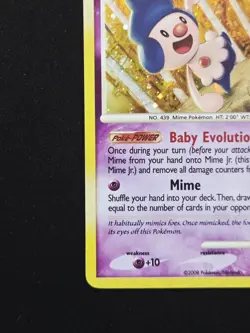Mime Jr. DP22 Holo Rare 2008 Pokemon Diamond & Pearl Majestic Dawn Blister Promo - Image 5