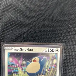 Hop's Snorlax 184 Journey Together STAMP Promo Holo Pokemon Deck - Image 2
