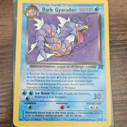 Dark Gyarados 25/82 Rare Regular Unlimited Team Rocket English 2000 Non-Holo - Image 1