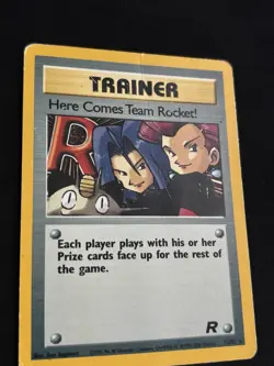 Here Comes Team Rocket! 15/82 Team Rocket Holo Pokemon TCG - DMG - Image 2