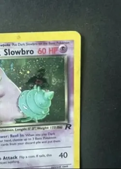Pokemon TCG Dark Slowbro 12/82 Team Rocket Holo Rare EN 2000 60 HP - Image 3
