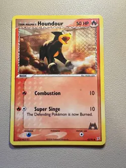 Pokemon TCG Team Magma vs Team Aqua 62/95 Team Magma's Houndour VLP - Image 1