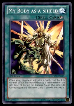 Yu Gi Oh! My Body as a Shield LCYW EN135 LCYW 1st Edition Regular - Image 1