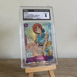 2025 ONE PIECE ILLUSTRATION BOX VOL.1 O-NAMI #OP05-062 UNCOMMON CGC 8 NM/MINT+ - Image 1