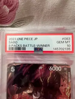 PSA10 One Piece Card Sabo Set of 2 - Image 2
