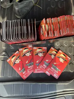 One Piece OP-13 Carrying on His Will Sleeved Booster Packs (LOT OF 50 ) IN HAND - Image 1
