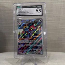 Pokemon CGC Graded Porygon-Z Card Paradox Rift 214/182 Illustration Rare - Image 1