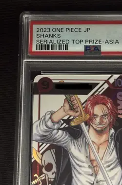 PSA10 Shanks Flagship Battle Prize for Asia One Piece Card Japanese Serial - Image 3