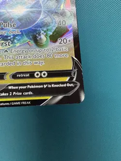 Pokemon TCG Rayquaza V card Crown Zenith NM - Image 5