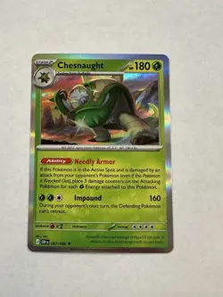 Chesnaught 7/86 Holo Rare. Chaos Rising. Pokemon Card - Image 1
