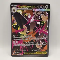 Mega Lopunny ex Holo 128/094 NM ME02: Phantasmal Flames Pokemon Card - Image 1