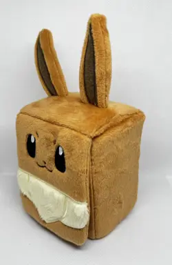 Eevee Plush Soft Deck Box Card Storage Case for Pokemon TCG - Image 3