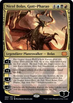 MTG Magic the Gathering Nicol Bolas Gott-Pharao 260 Mythic Planeswalker deutsch - Image 1