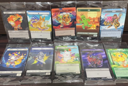 MTG Final Fantasy Plastic Tokens Complete Set of 10 Japanese Exclusive Unopened - Image 1
