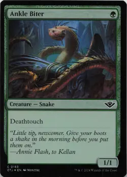 Ankle Biter - FOIL - C Outlaws of Thunder Junction 153 - MTG - Image 1