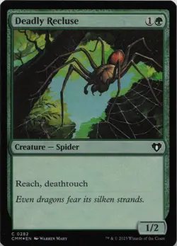 Deadly Recluse - FOIL - C Commander Masters 282 - MTG - Image 1