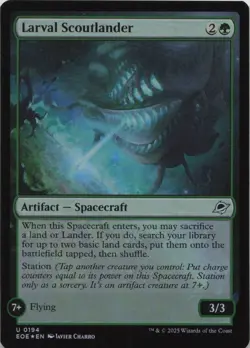 Larval Scoutlander - FOIL - U Edge of Eternities 194 - MTG - Image 1