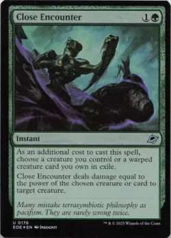 Close Encounter - FOIL - U Edge of Eternities 176 - MTG - Image 1