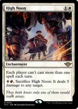 High Noon (15) R Outlaws of Thunder Junction NM MTG - Image 1