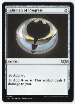 Talisman of Progress 333 Commander: Tarkir: Dragonstorm - Image 1