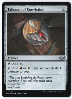Talisman of Conviction 329 Commander: Tarkir: Dragonstorm - Image 1