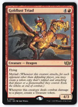 Goldlust Triad 34 Commander: Tarkir: Dragonstorm - Image 1